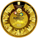 Аверс 500 гривен 2011 года. Финальный турнир чемпионата Европы по футболу 2012 года, Украина