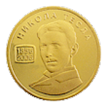 Аверс 10000 динаров 2006 года. 150 лет со дня рождения Николы Теслы, Сербия