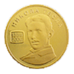 Аверс 5000 динаров 2006 года. 150 лет со дня рождения Николы Теслы, Сербия