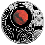 Реверс 10 белорусских рублей 2012 года. Марс, Беларусь
